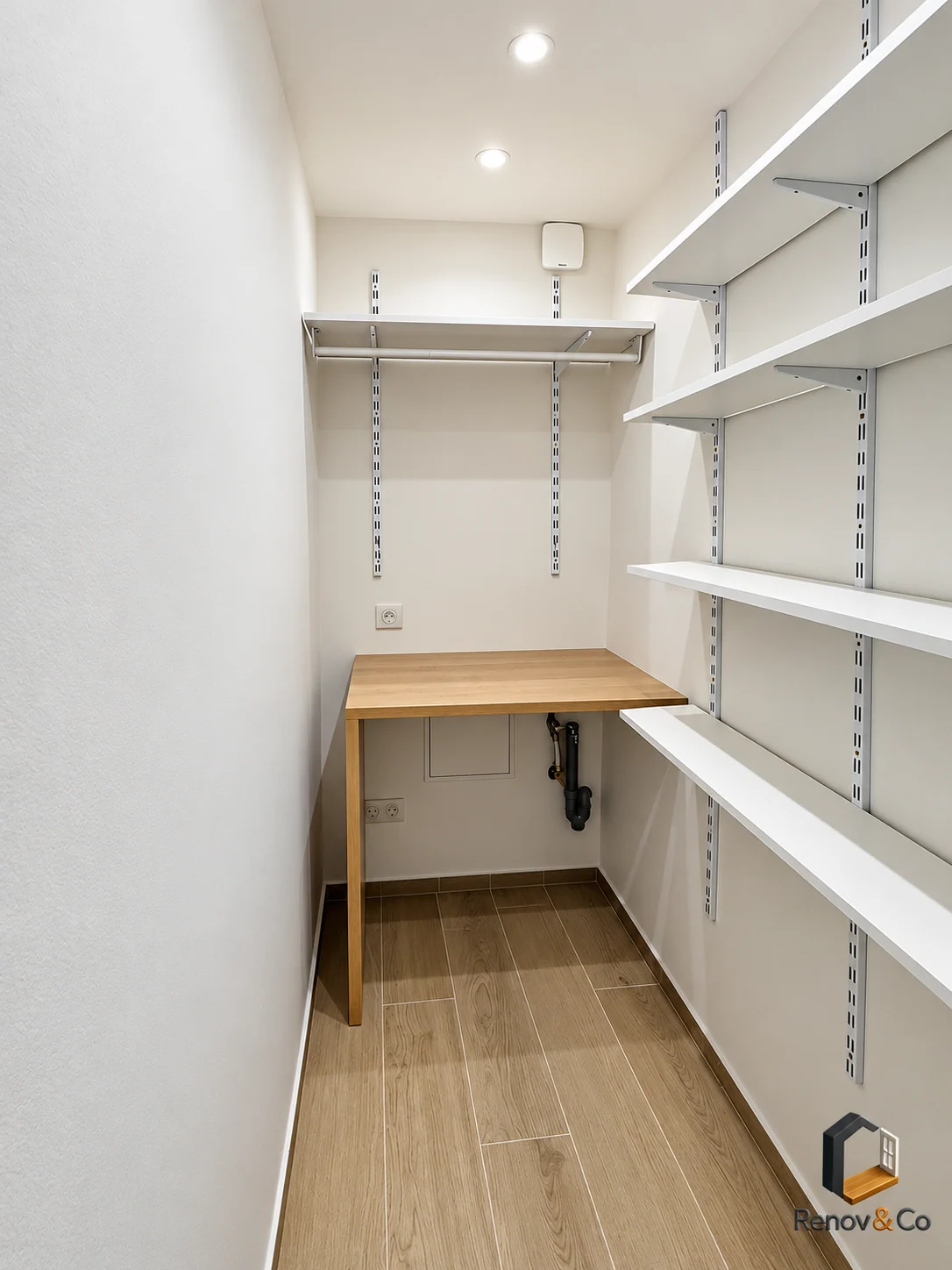 Rangements et espace buanderie — appartement au Pecq